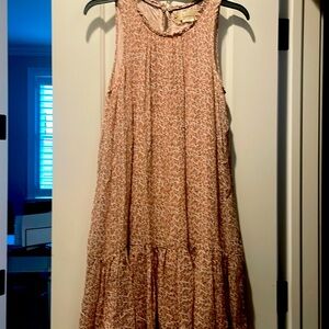 Sleeveless lined anthropology sundress